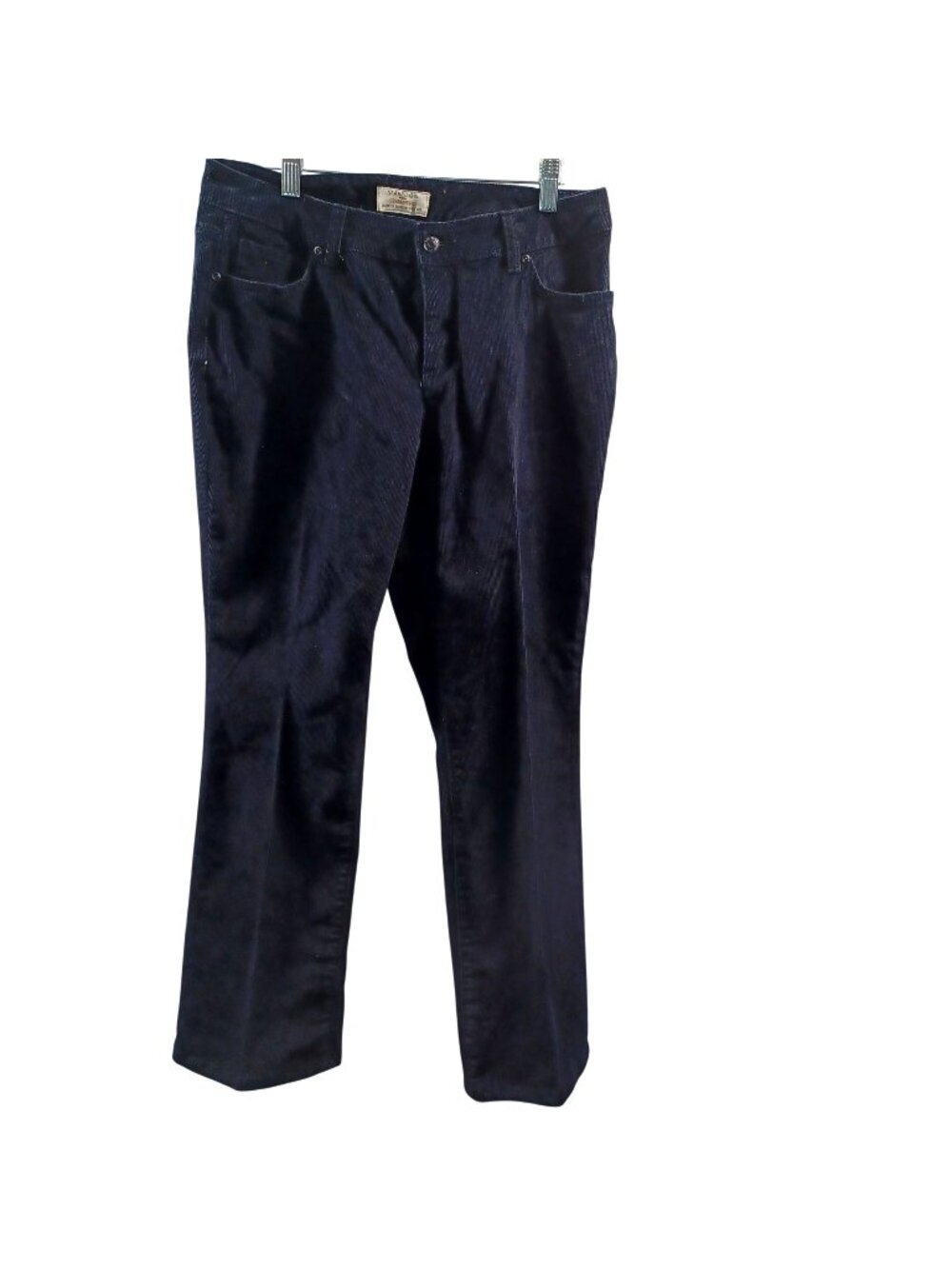 Pants Bootcut Corduroy Navy Mid Rise Five Pocket St Johns Bay Casual Womens 10 P